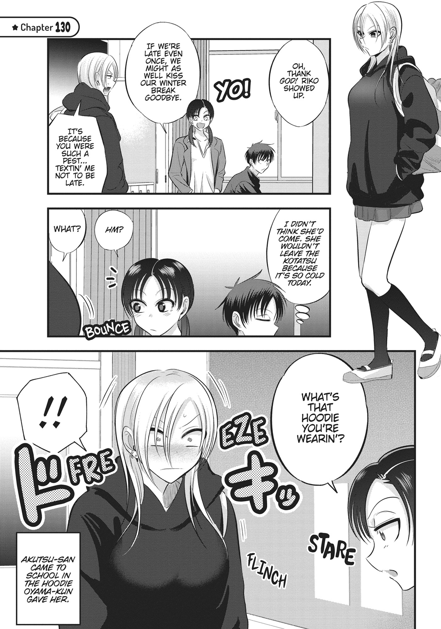 Please go home! Akutsu-san, Chapter 130 image 01